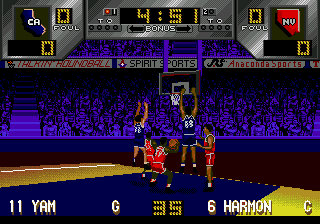 Dick Vitale's Awesome Baby College Hoops screenshot 3 for Sega Genesis